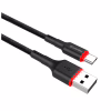 Дата кабель USB 2.0 AM to USB-C 1.0m 2.4А black ColorWay (CW-CBUC064-BK) - Image 4