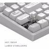 Клавіатура Dark Project ALU81 Terra Nova PBT RGB Mech G3MS Moonstone White (DPKB_NOVA_81_ANSI_WHITE_UA) - Image 10