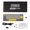 Клавиатура Epomaker EP64 60 Mulan Switch Hot-Swap RGB Wireless/Bluetooth/USB UA Black (EP64-B-M) - Image 12