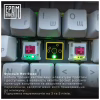 Клавиатура Epomaker Shadow-X 70 Mulan Switch Hot-Swap LCD Screen RGB Wireless/Bluetooth/USB UA White (SHX-W-M) - Image 7