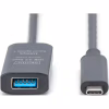 Дата кабель USB 3.2 AF to USB-C 5.0m Gen2 Active 10G Digitus (DA-73113) - Image 2