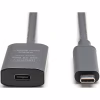 Дата кабель USB-С to USB-C 5.0m M/F USB3.2 Gen2 Active 10G Digitus (DA-73112) - Image 2