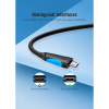 Дата кабель USB 2.0 AM to Micro 5P 0.5m Black Vention (VAS-A08-B050) - Image 6