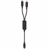 Дата кабель USB-C to 2xUSB-C 0.8m 100W Acefast (6974316280149) - Image 2