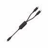 Дата кабель USB-C to 2xUSB-C 0.8m 100W Acefast (6974316280149) - Image 3