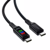 Дата кабель USB-C to USB-C 1.2m 100W with display C7-03 Acefast (6974316282778) - Image 2