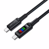 Дата кабель USB-C to USB-C 1.2m 100W with display C7-03 Acefast (6974316282778) - Image 3