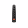 Сетевой фильтр питания REAL-EL RS-PROTECT 605 3m, black (EL122300041) - Image 4