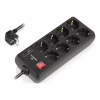 Мережевий фільтр живлення REAL-EL RS-PROTECT 805 3m, black (EL122300043) - Image 2