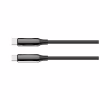 Дата кабель USB-C to USB-C 2.0m (PVC+Aluminum Alloy) (PD Fast Charging 240W) 5А black ColorWay (CW-CBPDCC070-BK) - Image 3