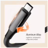 Дата кабель USB-C to USB-C 2.0m (PVC+Aluminum Alloy) (PD Fast Charging 240W) 5А black ColorWay (CW-CBPDCC070-BK) - Image 11