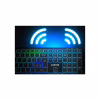 Клавіатура Canyon HKB-W11 Slim Dual Mode Wireless/Bluetooth RGB UA Black (CNS-HBTK11B) - Image 6