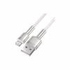 Дата кабель USB 2.0 AM to Lightning 2.0m Cafule Series Metal 2.4A White Baseus (CALJK-B02) - Image 2
