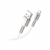 Дата кабель USB 2.0 AM to Lightning 2.0m Cafule Series Metal 2.4A White Baseus (CALJK-B02) - Image 4