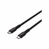 Дата кабель USB-C to USB-C 1.0m OnWire 60CL C-C 60W COLOR Braided 1m Black Canyon (CND-CCAP60AB10B) - Image 2