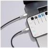 Дата кабель USB-C to Lightning 1.0m Cafule Metal PD 20W black Baseus (CATLJK-A01) - Image 6