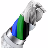 Дата кабель USB-C to Lightning 2.0m Cafule Metal PD 20W white Baseus (CATLJK-B02) - Image 8