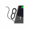 Дата кабель USB 2.0 AM to Lightning 1.0m Cafule Metal 2.4A black Baseus (CALJK-A01) - Image 5
