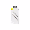 Дата кабель USB 2.0 AM to Lightning 1.0m Cafule Metal 2.4A black Baseus (CALJK-A01) - Image 7