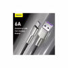 Дата кабель USB 2.0 AM to USB-C 1.0m Cafule Metal 66W black Baseus (CAKF000101) - Image 10