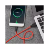 Дата кабель USB 2.0 AM to USB-C 1.0m 2A silicone X21 black+red HOCO (6957531071419) - Image 5