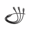 Дата кабель USB 2.0 AM to Lightning + Micro 5P + USB-C 1.0m 2A PVC BX71 black BOROFONE (6974443384543) - Image 3