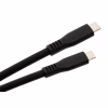Дата кабель USB-C to USB-C 2.0m UBS3.2 Gen2 10G 240W Chip Silicon Black Vinga (VCPDCCC3242SB) - Image 2