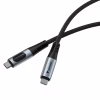 Дата кабель USB-C to USB-C 1.2m with display 100W black Verbatim (31848) - Image 2