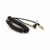 Кабель мультимедийный 3.5mm M to 3.5mm M 1.5m 90° corner black Voltronic (YT-AUXSGJ(M)/(M)-1.5-B) - Image 2