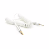 Кабель мультимедійний 3.5mm M to 3.5mm M 1.5m 90° corner white Voltronic (YT-AUXSGJ(M)/(M)-1.5-W) - Image 2