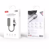 Адаптер USB-C + USB A to RJ45 Ethernet 100Mbps XO (HUB018.black) - Image 6