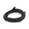 Кабель для принтера USB 2.0 AM/BM 5.0m ferrite black VEGGIEG (V-U207) - Image 2