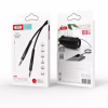 Кабель мультимедійний 3.5mm M to 3.5mm M 1.0m black XO (NBR175A-BK) - Image 3