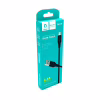Дата кабель USB 2.0 AM to Micro 5P 1.0m 2.4A silicone black Denmen (DM-D01V-BK) - Image 5