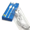 Дата кабель USB 2.0 AM to USB-C 1.0m 2.4A silicone white Denmen (DM-D42T-WH) - Image 3