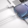 Дата кабель USB 2.0 AM to Lightning 1.0m 2.1A magnetic pvc white XO (NB187-L-1-WH) - Image 3