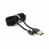 Дата кабель USB 2.0 to Lightning 2.0m 2A magnetic nylon black PiPo (18166) - Image 3