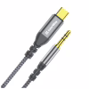 Кабель мультимедійний USB-C to 3.5mm M 1.2m gray ColorWay (CW-CBPDJ071-G) - Image 4
