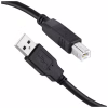 Кабель для принтера USB 2.0 AM/BM 2.0m black ColorWay (CW-CBUB072-BK) - Image 2