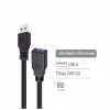 Дата кабель USB 3.0 AM/AF 1.8m black ColorWay (CW-CBUF075-BK) - Image 5