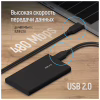 Дата кабель USB 2.0 AM/AM 1.0m black ColorWay (CW-CBUU071-BK) - Image 7