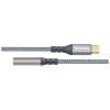Переходник USB-C to 3.5mm F 0.14m gray ColorWay (CW-AD-CJ) - Image 3