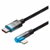 Дата кабель USB-C to Lightning 1.0m 20W 90° corner black/blue Baseus (CAVP000221) - Image 3