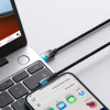 Дата кабель USB-C to Lightning 1.0m 20W 90° corner black/blue Baseus (CAVP000221) - Image 7