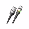 Дата кабель USB 2.0 AM to USB-C 1.0m 3A LED black Essager (EXCT-XCD01) - Image 2