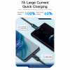 Дата кабель USB 2.0 AM to USB-C 1.0m 7A LED black Essager (EXCT-XY01-P) - Image 4