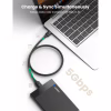 Дата кабель USB 3.0 AM to Micro B 0.5m US130 black Ugreen (10840) - Image 2