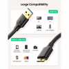 Дата кабель USB 3.0 AM to Micro B 0.5m US130 black Ugreen (10840) - Image 5
