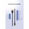 Дата кабель USB 2.0 AM to Mini 5P 2.0m US132 black Ugreen (30472) - Image 5