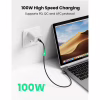 Дата кабель USB-C 2.0 to USB-C 1.0m 90° corner US334 black Ugreen (70643) - Image 4